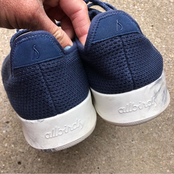Mens Blue AllBirds Tree Runners Size 9 - Picture 5 of 7